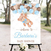 Teddy Bear Baby Shower Wir können kaum warten Geschenkanhänger