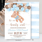 Teddy Bear Baby Shower Wir können kaum warten Serviette
