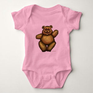 Teddy Bear Baby Strampler