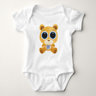 Teddy Bear Baby Strampler