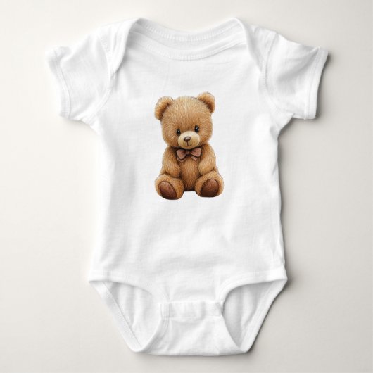 Teddy Bear Baby Strampler (Vorderseite)