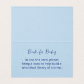 Teddy Bear Babydusche Buchungsanfrage Faltkarte (Innenseite Aufgefaltet)