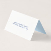 Teddy Bear Babydusche Buchungsanfrage Faltkarte (Rückseite)