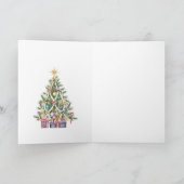 Teddy Bear Baby's First Christmas  Karte (Innenseite)