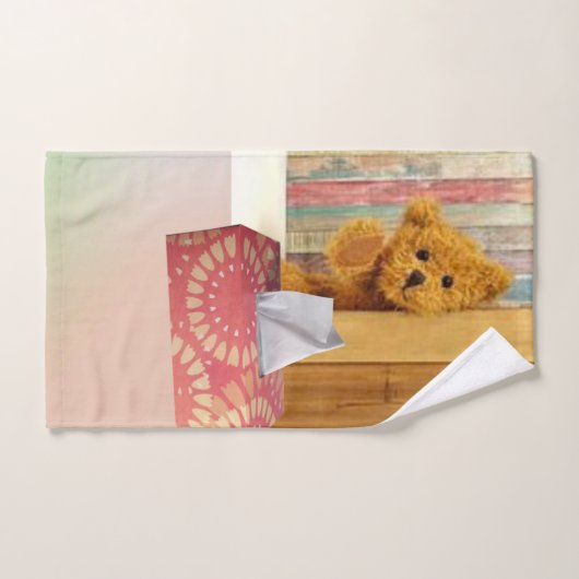 Teddy Bear Badezimmer Handtuchhalter Sets (Handtuch)