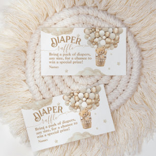 Teddy Bear Ballon Bearly Wait Baby Dusche Winzer Begleitkarte