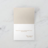 Teddy Bear Ballon Bearly Wait neutrale Baby Dusche Dankeskarte (Innenseite)