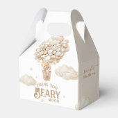 Teddy Bear Ballon Bearly Wait neutrale Baby Dusche Geschenkschachtel (Rückseite)