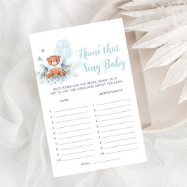 Teddy Bear Ballon, das Song Boy Baby Showspiel