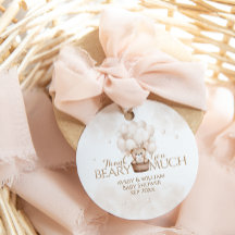 Teddy Bear Ballon Neutral Baby Dusche