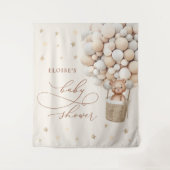 Teddy Bear Ballon Neutral Bearly Wait Baby Shooter Wandteppich (Vorderseite)