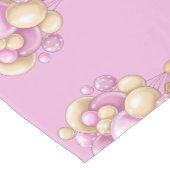 Teddy Bear Ballon Pink Kurz Table Runner Kurzer Tischläufer (Ecke)
