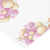 Teddy Bear Ballon Pink Kurz Table Runner Kurzer Tischläufer (Ecke)