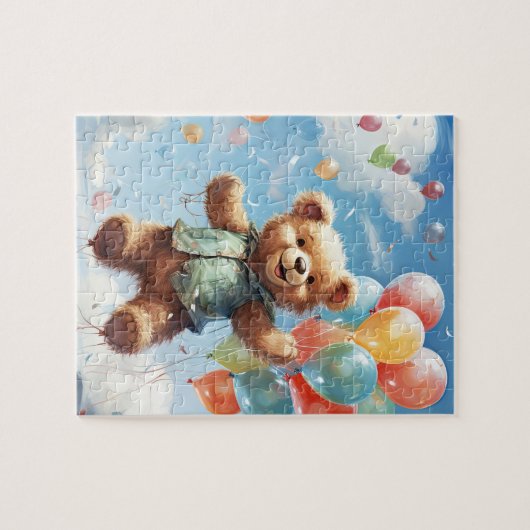 Teddy Bear Balloon Adventure Jigsaw Puzzle (Horizontal)