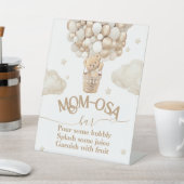 Teddy Bear Balloon Baby Show Bar Sockelschild (In SItu)