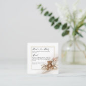 Teddy Bear Balloon Baby Showbuchanfrage Begleitkarte (Stehend Vorderseite)