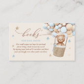 Teddy Bear Balloon Baby Showbuchanfrage Begleitkarte (Vorderseite)