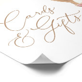 Teddy Bear Balloon Baby Shower Cards and Gifts Poster (Ecke)