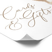 Teddy Bear Balloon Baby Shower Cards and Gifts Poster (Ecke)