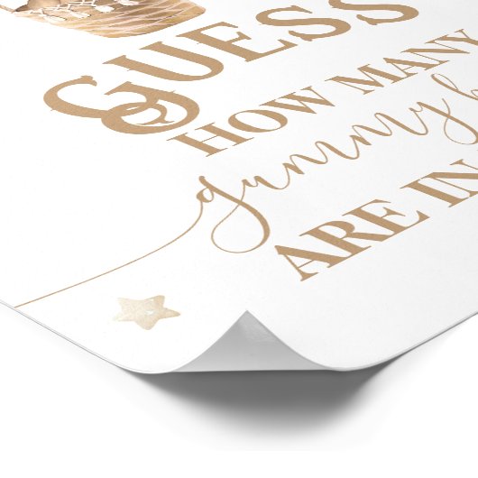 Teddy Bear Balloon Baby Showspiel Poster (Ecke)