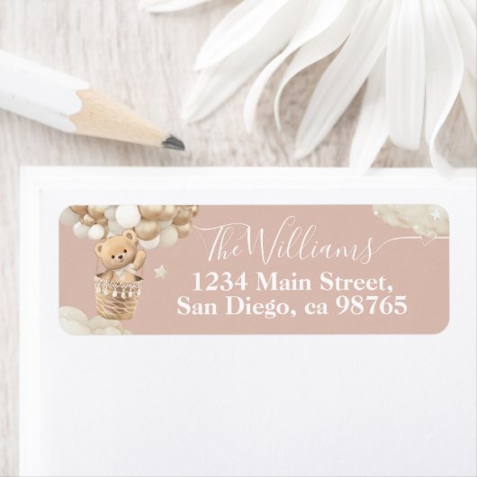 Teddy Bear Balloon Baby Wait Baby Shooter (Insitu)