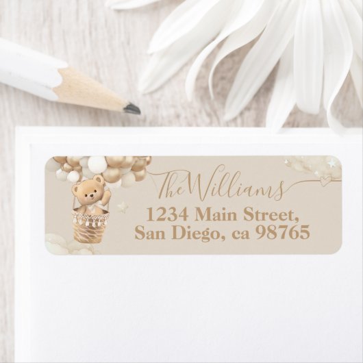 Teddy Bear Balloon Baby Wait Baby Shooter (Insitu)