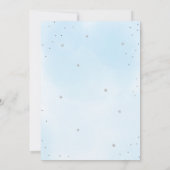 Teddy Bear Balloon Baby Wait Baby Shooter Einladung (Rückseite)