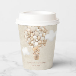 Teddy Bear Balloon Baby Wait Baby Shooter Pappbecher