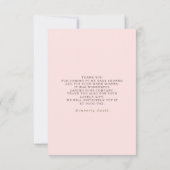 Teddy Bear Balloon Babydusche Klein Danke (Rückseite)