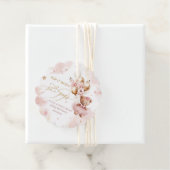 Teddy Bear Balloon Bearly Wait Girl Baby Dusche Geschenkanhänger (Beispiel)