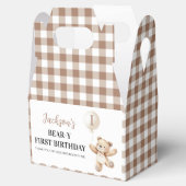 Teddy Bear Balloon Beary Birthday Vielen Dank Geschenkschachtel (Geöffnet)