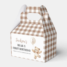 Teddy Bear Balloon Beary Birthday Vielen Dank Geschenkschachtel