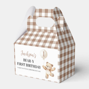 Teddy Bear Balloon Beary Birthday Vielen Dank Geschenkschachtel