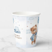 Teddy Bear Balloon Beary First Birthday Party Pappbecher (Rechts)