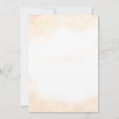 Teddy Bear Balloon Beary Niedlich Boho Babydusche Einladung (Rückseite)