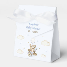 Teddy Bear Balloon Boy Bearly Wait Baby Dusche Geschenkschachtel