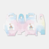 Teddy Bear Balloon Clouds Beary First Birthday Geschenkschachtel (Ungefaltet)