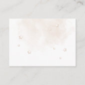 Teddy Bear Balloon Neutral Baby Shower Books Begleitkarte (Rückseite)