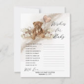 Teddy Bear Balloon will Baby Game (Vorderseite)