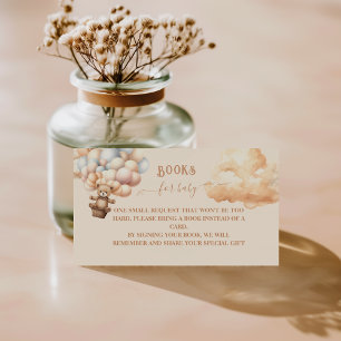 Teddy Bear Balloons Bearly Wait Books Baby Shooter Begleitkarte