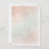 Teddy Bear Balloons Girl Bearly Wait Baby Shooter Einladung (Rückseite)