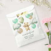 Teddy Bear Balloons Green Sky Baby Dusche Geschenktütchen (Versiegelt)