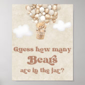 Teddy Bear Balloons raten wie viele Bären Poster (Vorne)