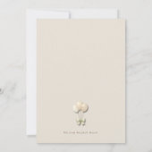 Teddy Bear Balloons Sip and See Einladung (Rückseite)