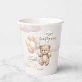 Teddy bear balloons - we can bearly wait pappbecher (Vorderseite)