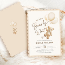 Teddy Bear Baloons Babydusche