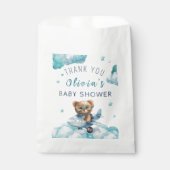Teddy Bear Bear Bearly Wait Baby Dusche Geschenktütchen (Vorderseite)