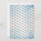 Teddy Bear Bear Bearly Wait Boy Baby Shower Ratsch Einladung (Rückseite)