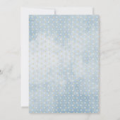 Teddy Bear Bear Bearly Wait Boy Baby Shower Ratsch Einladung (Rückseite)