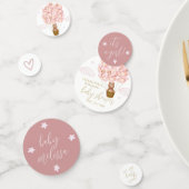 Teddy Bear Bear Bearly Wait Pink Girl Baby Dusche Konfetti